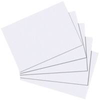 herlitz Indexkaarten Wit A6 Blanco Karton 14,8 x 10,5 cm 100 Stuks