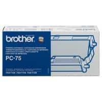 Brother PC75B Inktcartridge + Donorrol Zwart