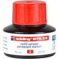 edding Inktnavulling MTK 25 Rood 25 ml