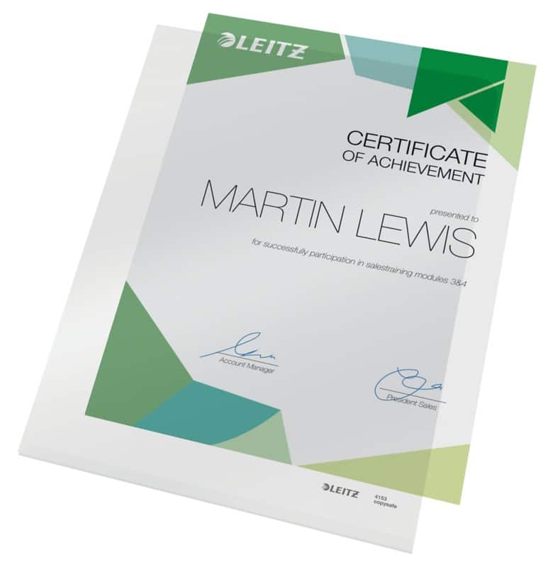 Leitz Super Premium L-map A4 Transparant PVC (Polyvinylchloride) 150 micron 100 Stuks