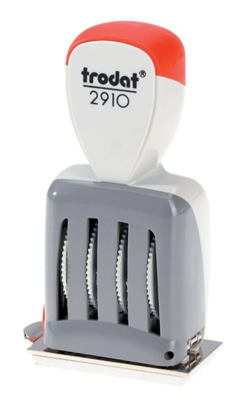 Trodat Classic 2910 Tekst-datum stempel Grijs 6 x 3,5 x 10,2 cm Duitstalig