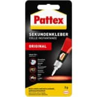 Pattex Secondelijm Permanent Vloeibaar Transparant 321497 3 g