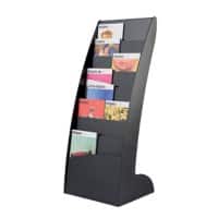 Paperflow Folderhouder 8 Panelen A4 PS (Polystyreen) Zwart