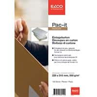 Carton de renfort Elco Pac-it 220 (l) x 315 (H) mm Gris 100 Unités