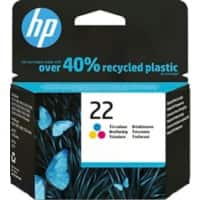 HP 22 Origineel Inktcartridge C9352AE Cyaan, magenta, geel