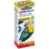 tesa Lijmroller Ecologo Navulbaar Niet permanent 0,84 cm 59200 Blauw, geel 14 m