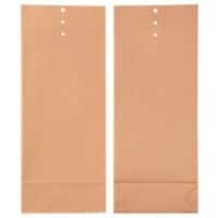 Pochettes pour échantillons Non Standard 120 g/m² Brun Sans Fenêtre Clip Sac de prélèvement 140 x 345 mm 25 Unités