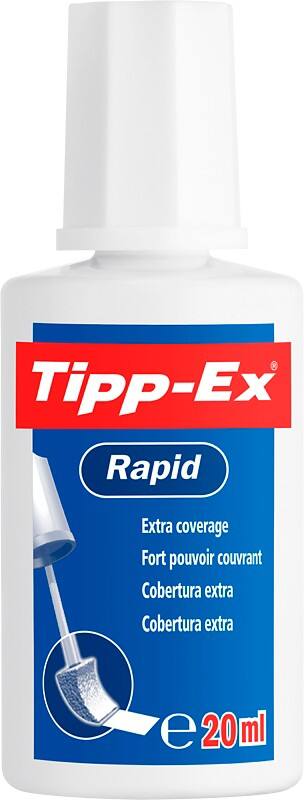 Tipp-Ex Correctievloeistof Rapid Wit 20 ml