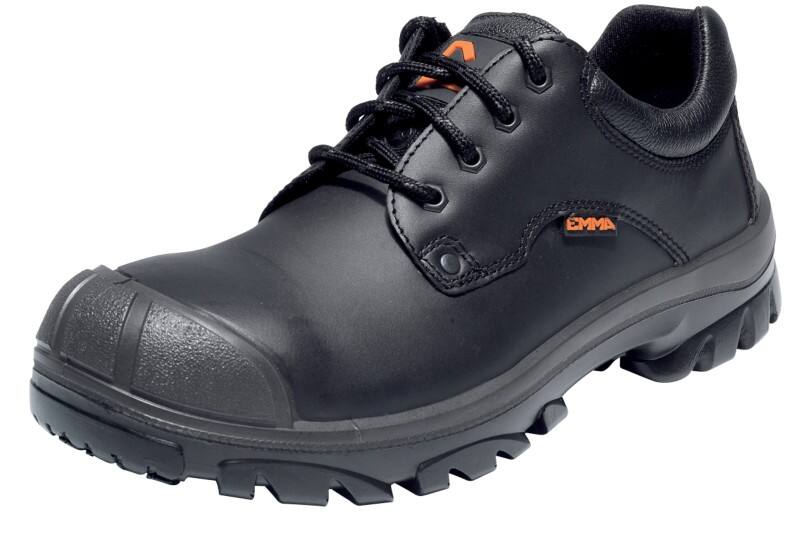 EMMA Laag Veiligheidsschoenen Leer, staal Zwart 44 2 Stuks