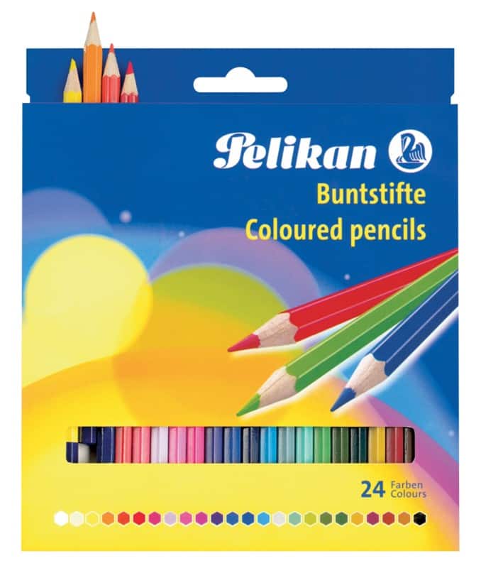 Crayons de couleur Pelikan BS24LN Assortiment 24 unités
