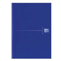 Cahier rembordé OXFORD Office Essentials A5 Bleu Couverture en carte Quadrillé 96 feuilles