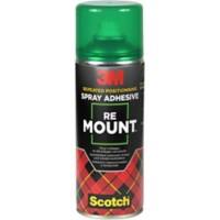 3M ReMount Lijmspray Herpositioneerbaar Transparant 400 ml