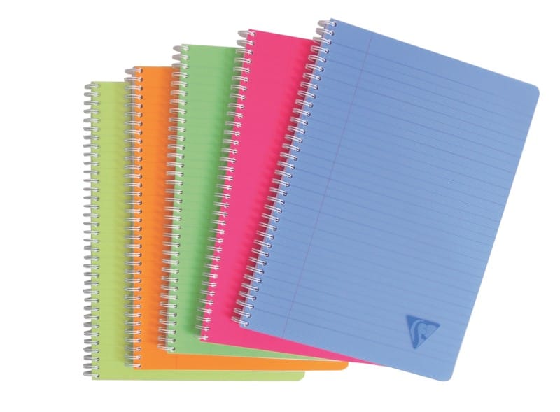 Cahier à spirales Clairefontaine Linicolor A4 Ligné Reliure spirale PP (Polypropylène) Assortiment 180 Pages 90 Feuilles