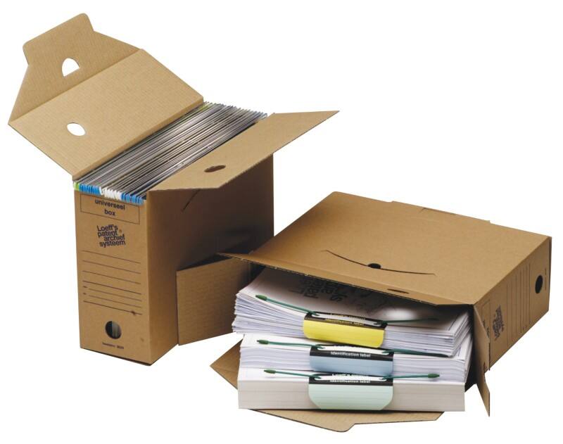 Boîte à archives Loeff's Carton Universal Box Brun 335mm x 237mm x 112mm 25 Unités