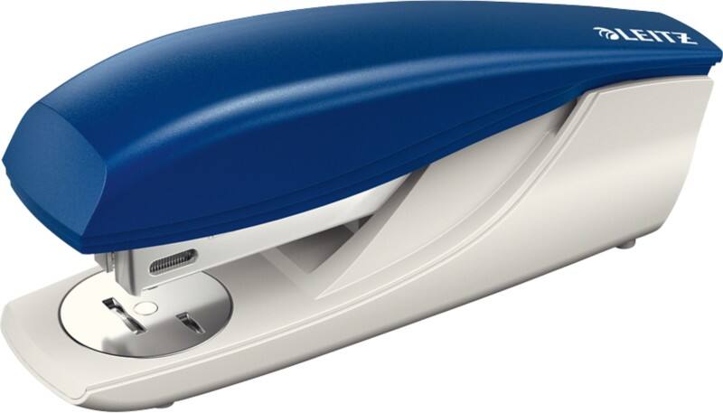 Leitz NeXXt Nietmachine 5500 Halve strip 30 Vellen Blauw 24/6, 26/6 Kunststof, Metaal