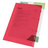 Leitz Standard L-map A4 Rood PP (Polypropeen) 130 Micron 100 Stuks