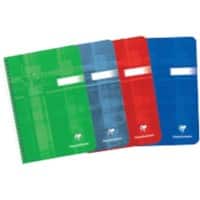 Cahier à spirales Clairefontaine A5 Assortiment Couverture en carton laminé Ligné 90 feuilles
