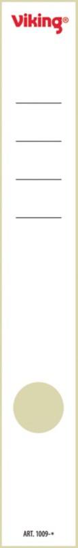 Étiquettes pour dos de classeur Viking Spécial 39 mm Blanc 10 Unités