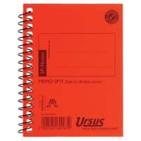 Ursus Style 80 x 100 mm Spiraalblok Oranje Kartonnen kaft Geruit 48 Vel
