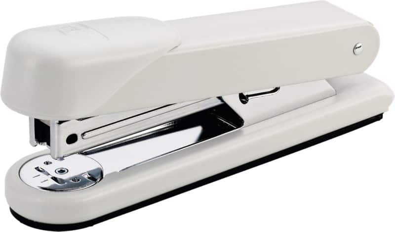 Agrafeuse Novus NOVUS OFFICE Stabil Demi bande 30 Feuilles Gris 24/6, 26/6 Métal, Plastique