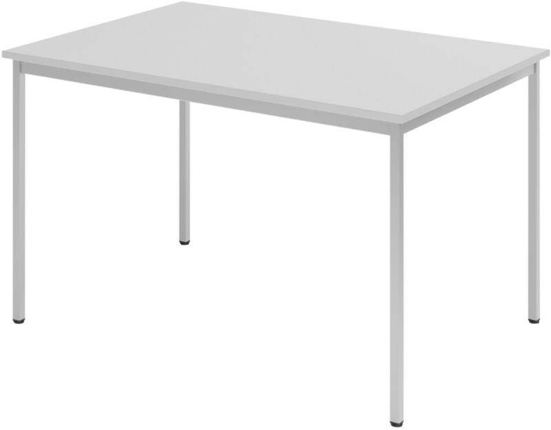Table de conférence rectangulaire Hammerbacher VS12/5 120x80x72cm gris clair