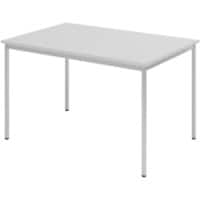 Table de conférence rectangulaire Hammerbacher VS12/5 120x80x72cm gris clair