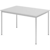 Table de conférence rectangulaire Hammerbacher VS12/5 120x80x72cm gris clair