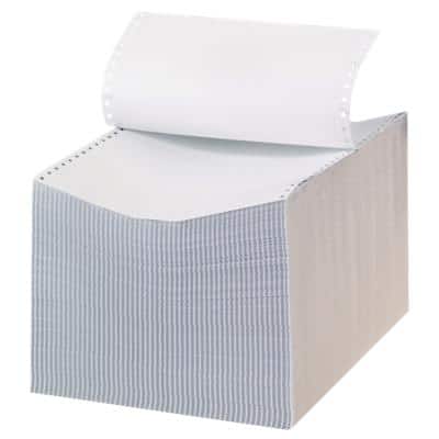 Papier listing Niceday Endless A4+ longitudinal 56/57 g/m² 305 mm (12") x 240 mm Blanc 1000 feuilles