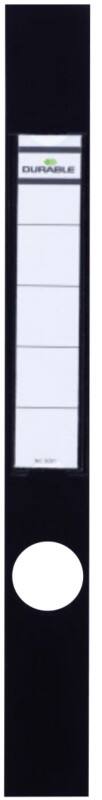 DURABLE ORDOFIX Rugetiketten 40 x 390 mm zwart 10 stuks