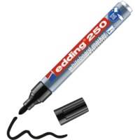 edding E-250 Nee Whiteboard-marker Zwart Medium Ronde punt 1,5 - 3 mm