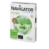 Navigator Eco-Logical A4 Print-/ kopieerpapier 75 g/m² Glad Wit 500 Vellen