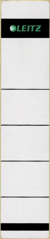 Étiquettes pour dos de classeur Leitz A4 39 mm Gris Clair 100 Unités