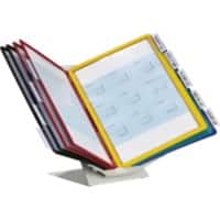 DURABLE Zichtpanelensysteem 557900 Zilver A4 Kunststof, staal 27 x 16,5 x 39,5 cm