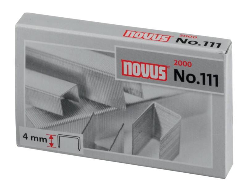 Novus NOVUS OFFICE Nietjes Nr. 111 042-0036 Staal Zilver 2000 Nietjes