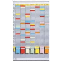 Djois Weekplanner 25,5 x 81 cm Grijs