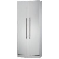 Hammerbacher Matrix Archiefkast Gemelamineerde spaanplaat 4 Planken Afsluitbaar 800 x 420 x 2.004 mm Grijs