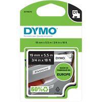 Ruban d'étiquettes D1 Dymo Rhino Labels 16960 S0718070 19 mm x 5,5 m Noir sur Blanc
