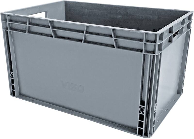 Viso E series Kunststof Transportbak 65 l Grijs 60 x 40 x 34 cm