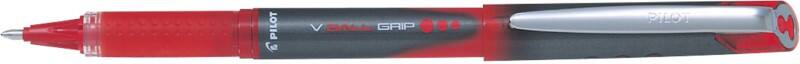 Pilot V-Ball Grip Niet-intrekbaar Rollerballpen Rood 0,6 mm Breed Kegelvormig