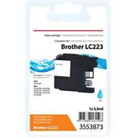 Cartouche jet d'encre Viking Compatible Brother LC223C Cyan