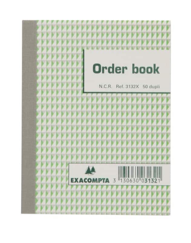 Livre de commande Exacompta 3132X Blanc Ligné Spécial 10,5 x 0,8 x 13,5 cm 25 Feuilles