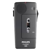 Enregistreur vocal numérique Philips avec Pocket Memo Cassette LFH388 Noir