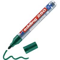 Marqueur pour tableau blanc edding 250 Vert Moyenne Ogive 1,5 - 3 mm