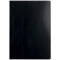 Cahier en tissu ciré Ursus Noir A4 Couverture rigide Quadrillé 72 feuilles