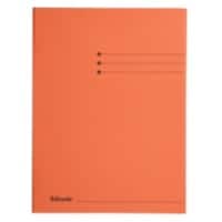 Esselte Manilla 3-klepsmap 1033313 A4 Oranje Gerecycled Karton 250 Vel 24 x 31,8 x 2 cm 50 Stuks