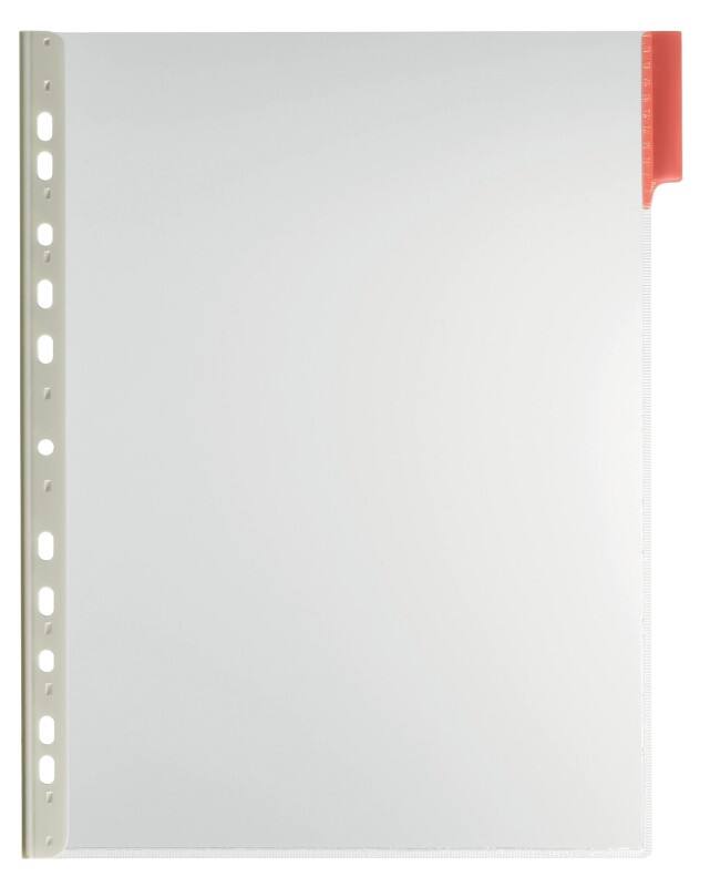 Panneau d'affichage DURABLE 10 Panneaux A4 PVC (Polychlorure de vinyle) Rouge 5 Unités