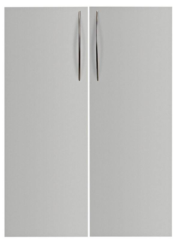 Hammerbacher Matrix Kastdeuren Zilver 790 x 16 x 1.104 mm Pak van 3