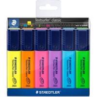 Surligneur STAEDTLER Textsurfer classic 364 Assortiment Pointe moyenne Biseautée 1 - 5 mm Rechargeable