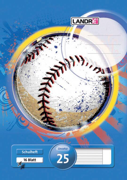 Cahier LANDRÉ Bleu Ligné A4 21 x 29,7 cm 80 g/m² 16 Feuilles