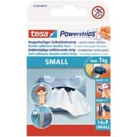 tesa Zelfklevende strips Powerstrips Small Wit 35 mm (B) x 0,035 m (L) 14 Stuks